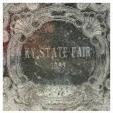 Vintage Kentucky State Fair 1993 Engraved Silver Plate Tray 15"