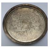 Vintage Kentucky State Fair 1993 Engraved Silver Plate Tray 15"