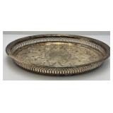 Vintage Kentucky State Fair 1993 Engraved Silver Plate Tray 15"