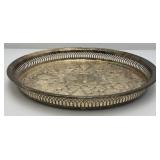 Vintage Kentucky State Fair 1993 Engraved Silver Plate Tray 15"