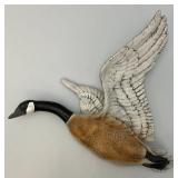 3 Vintage Ceramic Geese Wall Hangings Hand painted 1= 15" x 16.5", 1= 16" x 18.5" & 1= 10" x 13.5"