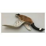 3 Vintage Ceramic Geese Wall Hangings Hand painted 1= 15" x 16.5", 1= 16" x 18.5" & 1= 10" x 13.5"