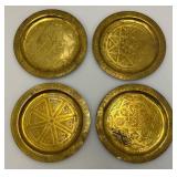 Misc. Etched Brass Plates And More 1= 6 1/4", 4 = 8" & 1= 9"