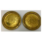Misc. Etched Brass Plates And More 1= 6 1/4", 4 = 8" & 1= 9"