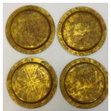 Misc. Etched Brass Plates And More 1= 6 1/4", 4 = 8" & 1= 9"