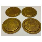 Misc. Etched Brass Plates And More 1= 6 1/4", 4 = 8" & 1= 9"
