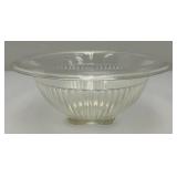 Federal Depression Clear Glass Nesting Mixing Bowl 7 3/4"