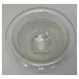 Federal Depression Clear Glass Nesting Mixing Bowl 7 3/4"