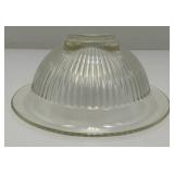 Federal Depression Clear Glass Nesting Mixing Bowl 7 3/4"