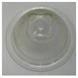 Federal Depression Clear Glass Nesting Mixing Bowl 7 3/4"