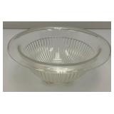 Federal Depression Clear Glass Nesting Mixing Bowl 7 3/4"