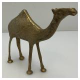 Heavy Brass Etched Camel 2" x 5.5" x 7"