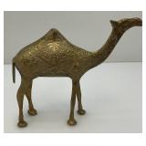 Heavy Brass Etched Camel 2" x 5.5" x 7"
