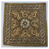 Vintage Asain Beaded Pillow Cover 16" x 16"
