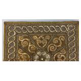 Vintage Asain Beaded Pillow Cover 16" x 16"