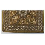 Vintage Asain Beaded Pillow Cover 16" x 16"