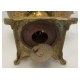 Antique Collectible Traditional Turkish Brass Tea Urn 17.5" Tall Antique Copper And Brass Turkish Dallah Arab Coffee Pot, Middle East Islamic