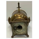 Antique Imperial Russian Tula Charcoal Heavy Brass Samovar With Stamps 19 1/4" Tall