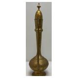 23.5" Etched Brass Ewer: 1950