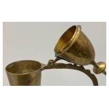 23.5" Etched Brass Ewer: 1950