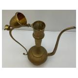 23.5" Etched Brass Ewer: 1950