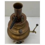 Antique Middle East Turkish Brass Samovar 17" Tall