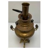 Antique Middle East Turkish Brass Samovar 17" Tall