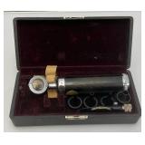 Vintage Otoscope In Original Box With Doctors name