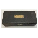 Vintage Otoscope In Original Box With Doctors name