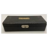 Vintage Otoscope In Original Box With Doctors name