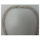 Unique Vintage Style Ornate Rhinestone Like Necklace