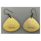 Vintage Cloisonne Butterfly/Flower Earrings