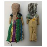 Group Of Vintage Worry Dolls 3 1/2"