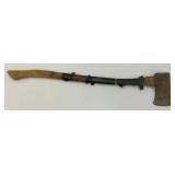 Vintage Hand Saws And Long Handled Axe