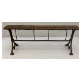Antique General Store Butcher Paper Cutter, meat Wrap Cutter 29"