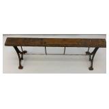 Antique General Store Butcher Paper Cutter, meat Wrap Cutter 29"