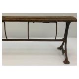 Antique General Store Butcher Paper Cutter, meat Wrap Cutter 29"