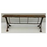 Antique General Store Butcher Paper Cutter, meat Wrap Cutter 29"