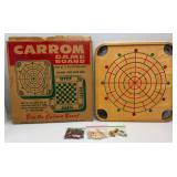 Vintage CARROM Gameboard In Original Box