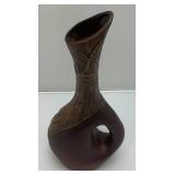 Large MCM Modern Abstract Cutout Vase 19 1/4"