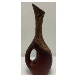 Large MCM Modern Abstract Cutout Vase 19 1/4"