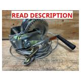 Ultra-Tow Single-Speed Hand Winch, 1600-Lb. Load Capacity
