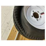 Kenda Loadstar 12in. Bias-Ply Trailer Tire and Wheel Assembly, 21.5 x 5.30 x 12, 5-Hole, Load Range C, Model# DM452C-5IN