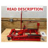 Strongway 1500-Lb. Hydraulic Motorcycle Lift/Utility Vehicle Lift
