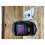 Ironton Auto-Darkening Welding Helmet with Grind Mode, Matte Black, Large