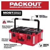 Milwaukee PACKOUT 22 in. Modular Large Portable Tool Box Black/Red MSRP $94.97