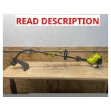 *RYOBI 25 cc 2-Stroke Attachment Capable Full Crank Curved Shaft Gas String Trimmer MSRP $260