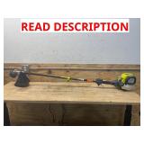 *4-Stroke 30 cc Attachment Capable Straight Shaft Gas Trimmer (engine is locked up) MSRP $299