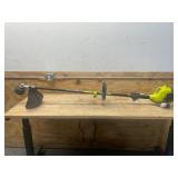 *RYOBI 25 cc 2-Stroke Attachment Capable Full Crank Straight Gas Shaft String Trimmer, BLACK (Read Description) MSRP $278