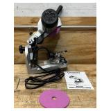 Strongway Electric Chainsaw Sharpener with Hydraulic Assist, 120V, 1/4in. to 3/4in. Pitch, 3400 RPM #57522 (see description) MSRP $117